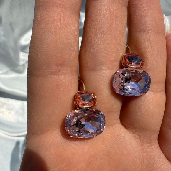 NEW shine pink Hooping Earrings - Picture 9 of 10